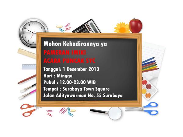 Mohon kehadirannya dalam acara Pameran Puncak #IMIKI cc: <a href="/himakotauntag/">HIMAKOTA UNTAG SBY</a> <a href="/Himakom_UA/">Himakom Unair</a> @ikomunikasiUTM <a href="/himakom_umm/">HIMAKOM UMM</a>