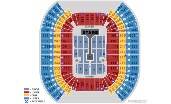 One Direction Seating Chart