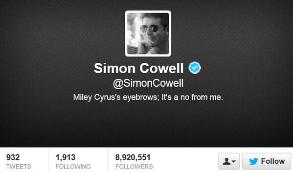 DidTheySayIt's tweet image. Simon Cowell's Bio😂😭