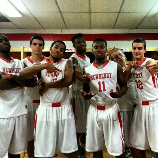 The freshman on the Newberry College basketball team