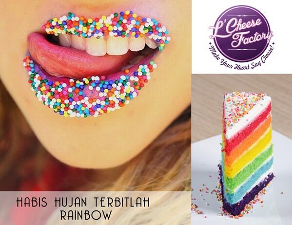 LCheeseFactory's tweet image. habis hujan terbitlah Rainbow @LCheeseFactory #oksip