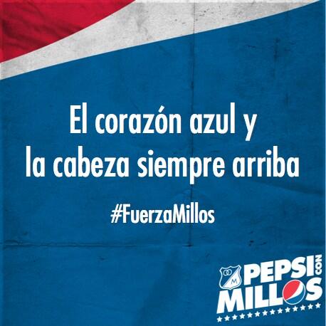 PepsiConMillos's tweet photo. Con garra y CORAZÓN empatamos 2-2 http://t.co/WaXb7Ev5OW