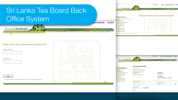 hSenidWebItPro's tweet image. Sri Lanka Tea Board Back #Office #System