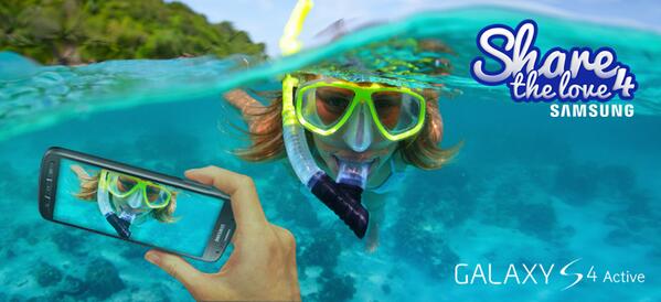 RT &amp; Share the #SamsungLove by tagging a friend so both of you can stand a chance to WIN a #GALAXYS4Active!