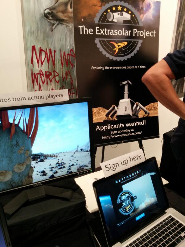 vectorunit's tweet photo. Another sweet surprise at #goodgameclub.  @lazy8studios @ExoResearch . Can't wait to play this! http://t.co/4HLxHuSzDD