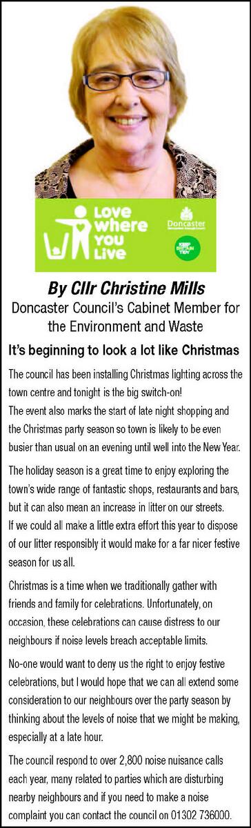 LoveDoncaster's tweet photo. If you haven't see today's column in the Free Press about being a good neighbour over the Christmas season here it is http://t.co/tM3VdSJj0F