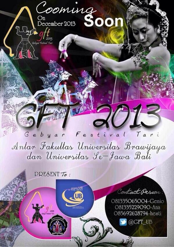 <a href="/infoub/">IG - LINE : infoub</a> GFT 2013: Fakultas se-Universitas Brawijaya &amp; Universitas se-Jawa Bali. 7-8 Desember, Gor Pertamina UB.