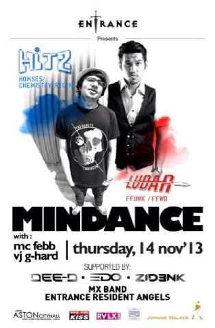 Tonite! MINDANCE <a href="/EntranceClub/">ENTRANCE MEDAN</a>, featuring : <a href="/hitz_hitz/">Hitz</a> , @LudarFilter , <a href="/febby_rizqie/">MC FEBB</a> &amp; @GhardFilter