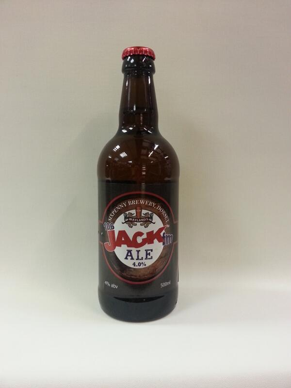ATasteofDorset's tweet photo. Now in stock, @sixpennybrewery 106 Jack FM Ale! A delicious light IPA style hoppy golden ale, just £2.50 a bottle! http://t.co/s79W49pXiw