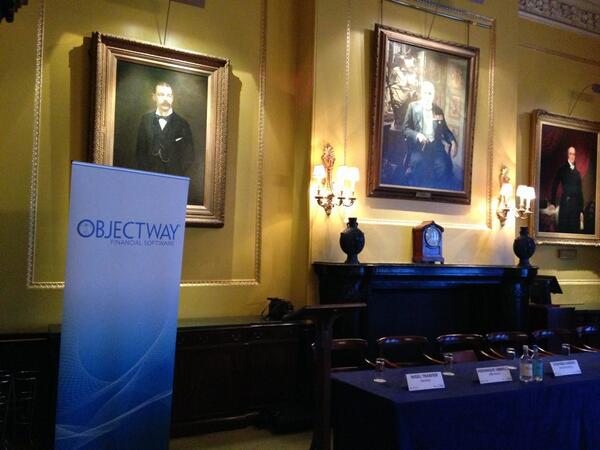 acuccu72's tweet photo. #wealthbriefing with #objectway starting in London now http://t.co/NSerFDULpG