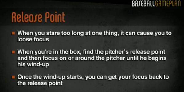 basebol_tips's tweet image. #hittingtip: It's good to find the pitcher's #releasepoint, but it's not good to stare - why?