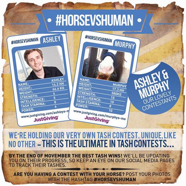 <a href="/MovemberUK/">Movember UK</a> Have you heard of a horse taking part in Movember? Sponsor Murphy - bit.ly/1bwl1bw #moyourhorse