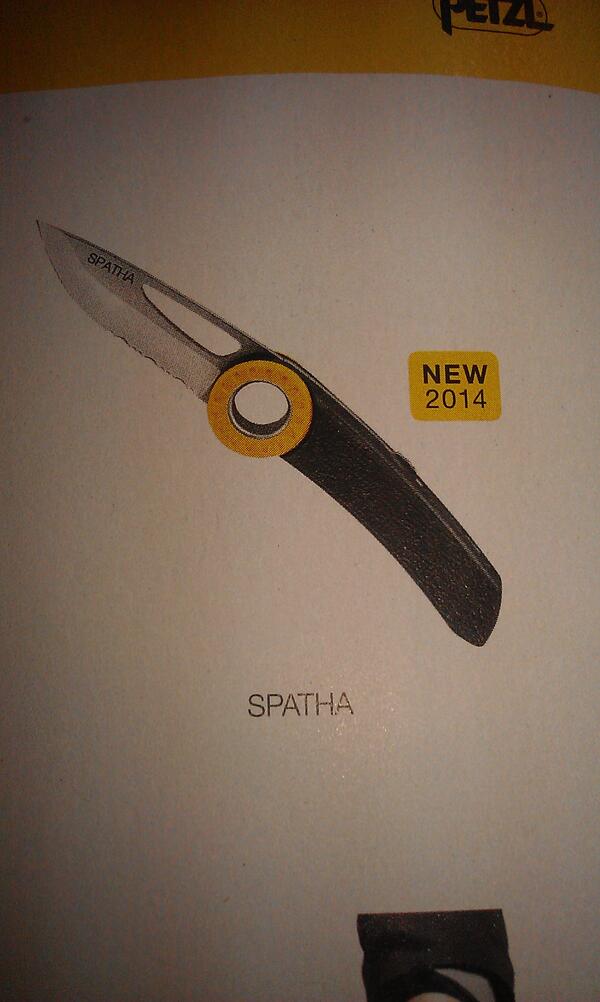 New Petzl Spatha due 2014