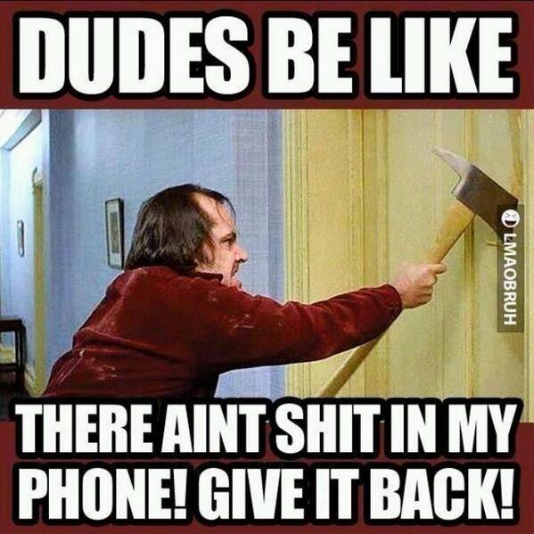 RealManStuff1's tweet image. Me every time my girlfriend takes my phone