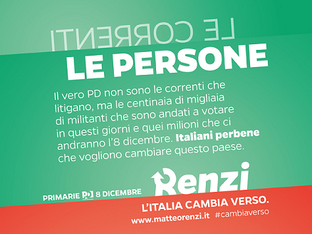 leopolda_10's tweet photo. #PrimariePD Con Matteo Renzi il PD #cambiaverso: più spazio ai territori e meno ai dipartimenti centrali http://t.co/YBVuhYM2zg