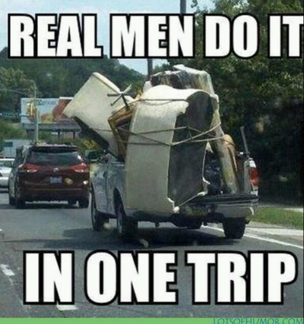 RealManStuff1's tweet image. Real #Men do it in one trip.