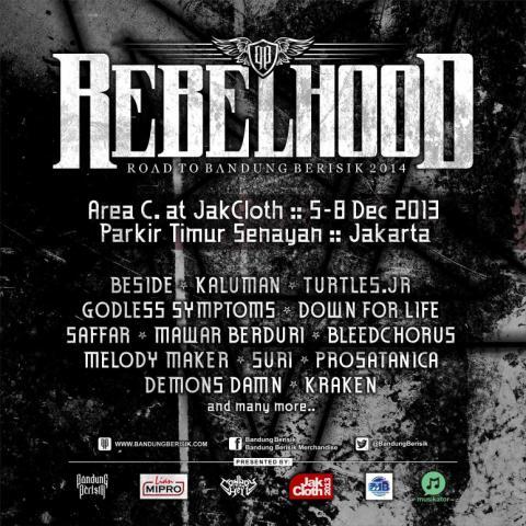 Kami mencari band untuk tampil di Rebelhood. Apakah band kamu yg kami cari? Cek di bit.ly/bbrebelhood