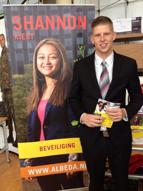 Voorlichting geven op het Lentiz Live in Schiedam