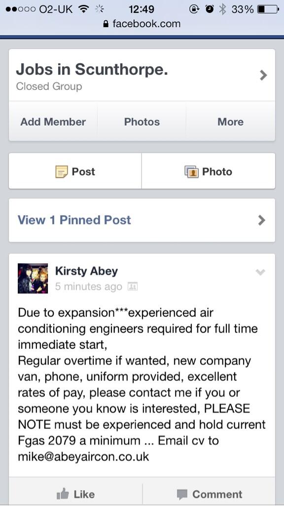 marodanz's tweet photo. RT @KirstyAbeyPhoto: @YorkshireJobsCo #scunthorpe based #aircon #nowhiring#engineer please #RT http://t.co/dfrlhMkALa