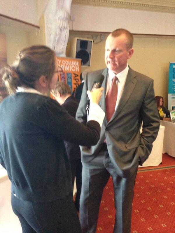 KeysHillPark's tweet photo. Our MD being interviewed at Norfolk's Annual Care Conference #NIC http://t.co/XbjPLD6qeM