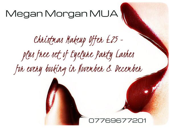 MeganMorganMUA's tweet photo. Bookings for December have gone mad girls! Only a limited amount of spaces left for the special £25 offer ☆☆ http://t.co/Pr2Lp5tEcQ