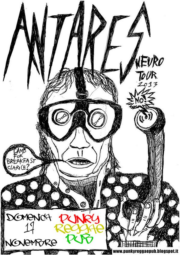 Domenica 17 novembre 2013 - ANTARES (speed rock n roll punk da Appletown!) <a href="/Punky/">Kat</a> Reggae Pub