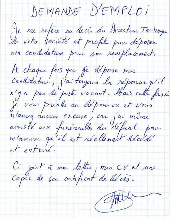 La lettre de motivation manuscrite : modèle et conseils