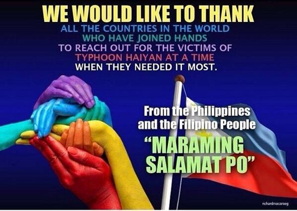 LuckyRain8rig's tweet image. THANK YOU SO MUCH for The #LOVE #HelpPH for #Haiyan victims. THANK YOU WORLD!