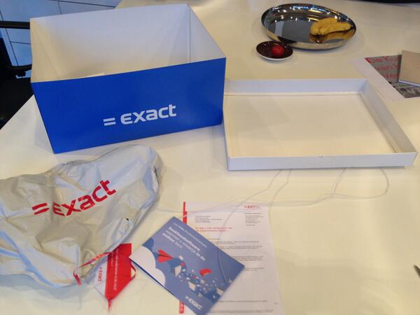 Wat een #verspilling @exactonline komen jullie de doos ophalen voor hergebruik?