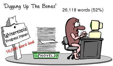 NYCScriptGirl's tweet image. I've reached the halfway mark on my 50K word novel with #NaNoWriMo . Best I've ever done in the novel writing race.