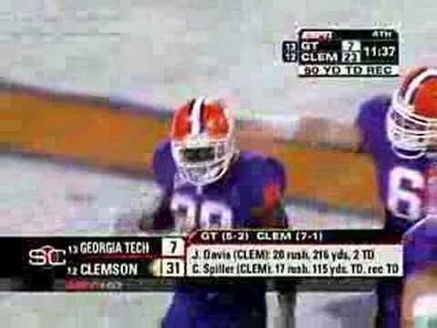 #tbt October 21, 2006 
Georgia Tech 7 
Clemson 31