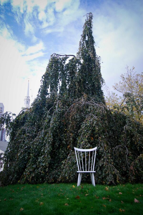 The Colt highback sidechair in white #fall #furniture #white