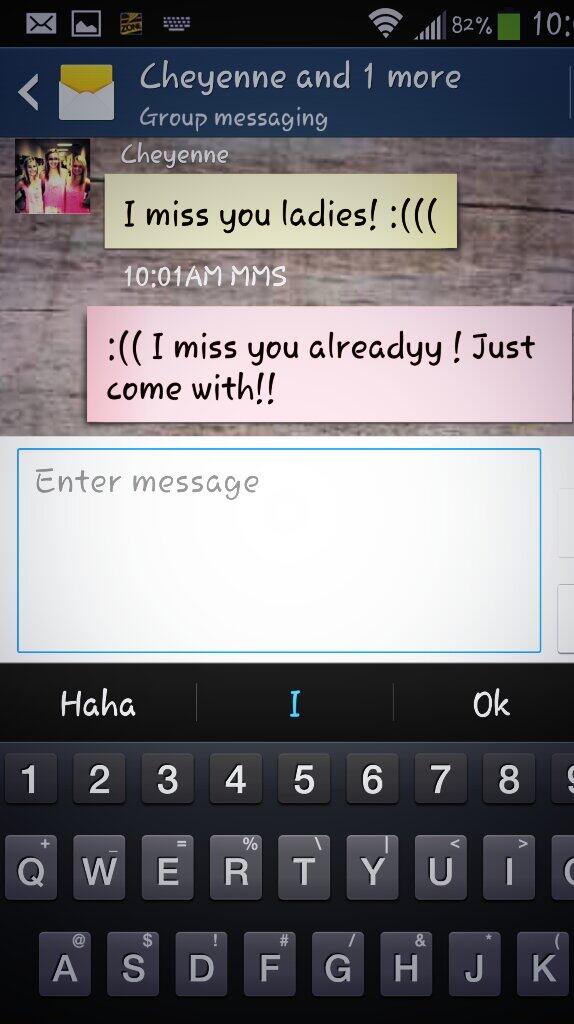 SydGraceP's tweet image. Just don't want to leave chey for the weekend:(( #comewith @cheyennefeig