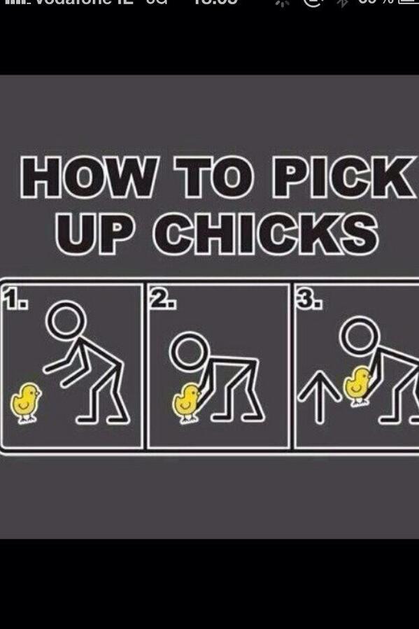 Munners_'s tweet image. How to pick up chicks.. #Easy #NoMoreProblems #3SimpleSteps