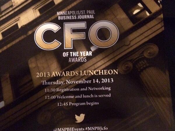 scottlucyai's tweet photo. Congrats to @Magnet360 CFO Gabby Matzdorff who is being honored by #mspbjcfo at the CFO of the Year Awards http://t.co/J4GwVhCjHF