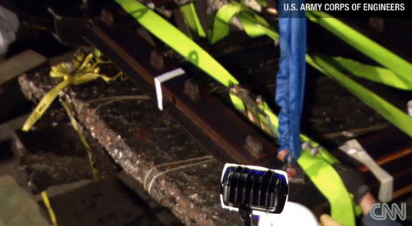 nycjim's tweet image. This is cool: Archaeologists raise section of Civil War ironclad, CSS Georgia: cnn.it/1e61FdI