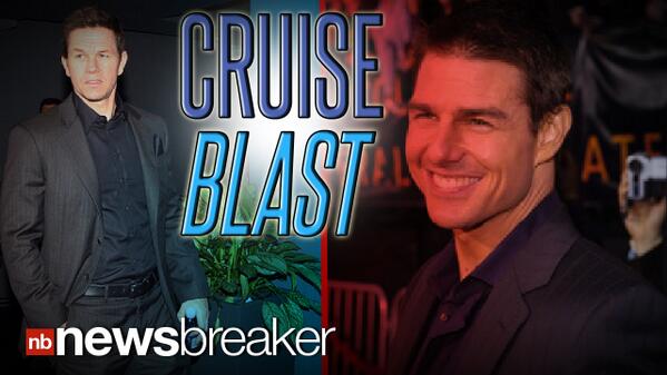 NewsBreaker's tweet image. Mark Wahlberg blasts Tom Cruise for comparing his acting to soldiers fighting overseas (WATCH) on.ora.tv/1dutKKP