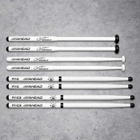 AheadDrumSticks's tweet photo. #pasic13 New Marching Arsenal Tenor Sticks &amp; Mallets plus Marching Sticks booth #233,235,600 http://t.co/wSnKxXIlL8