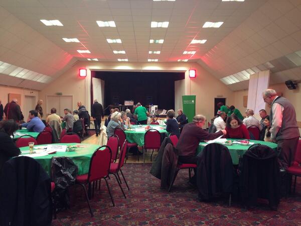 It's filling up. Almost quiz time!