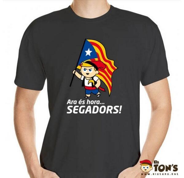 totespossible_'s tweet image. Samarreta Estelada | Ara és l'hora... Segadors! bit.ly/1a8TtIT
