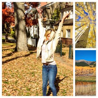 I love fall in Colorado! The Aspen groves are beautiful this time of year ???
#fun #love #happiness ?