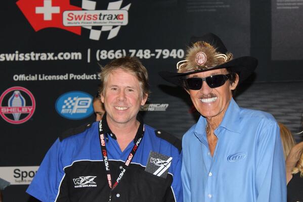 VRXsimulators's tweet image. Sorry #Elvis but there can only be one #King and in our world that is @RPettyMuseum 's man himself shown @Swisstrax