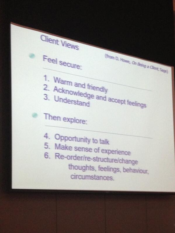 gardnerres's tweet image. Relationship key starting points the SU judging the strength of the relationship in order to go forward #davidhowe