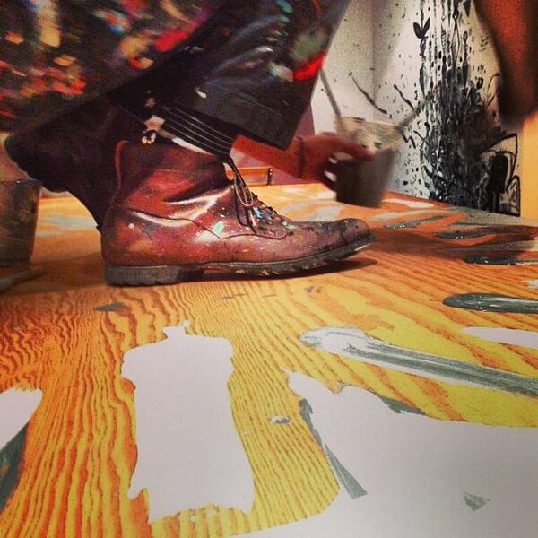Timberland's tweet photo. Artist @matasart isn’t afraid to get a little dirty. http://t.co/2bWKDynBVw  #BootCo http://t.co/fz9wSjgv5Y http://t.co/eqgXh6x7LK