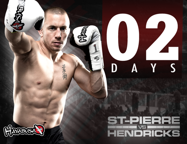 hayabusacombat's tweet image. 2 more days! #UFC167 @GeorgesStPierre #VoteGSP ufc.com/covervote ...