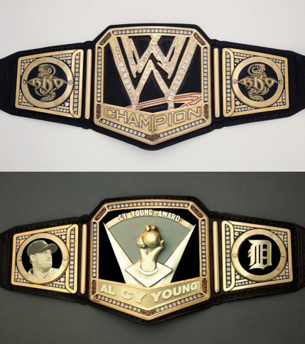 Vince McMahon Promises WWE Title Belts to MLB Cy Young Winners BZEP2d5IYAAGjBy