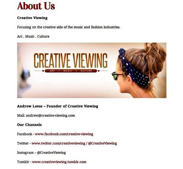 boundmagazine's tweet image. #AboutUs #CreativeViewing