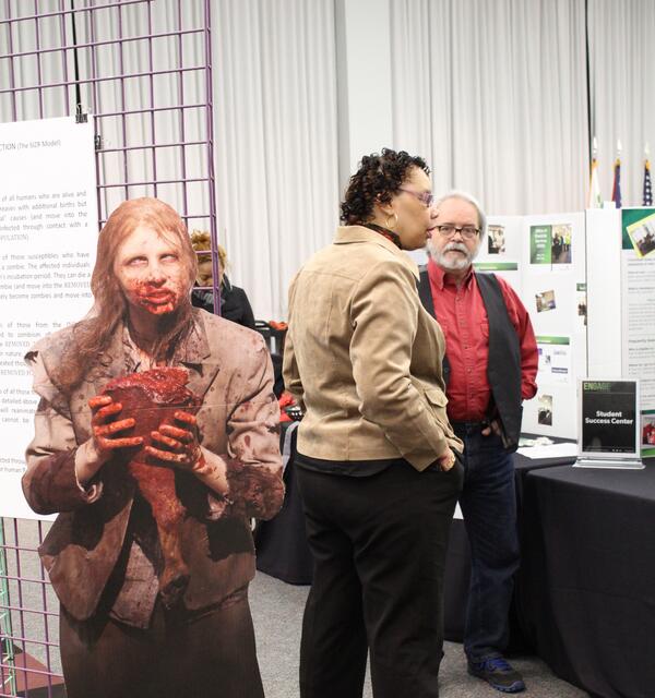 CinStateCollege's tweet photo. Math (of the Zombie Apocalypse). Images from Engage, our Open House for the Community. #EngageCS #BeGreat http://t.co/s0rF3vKN32