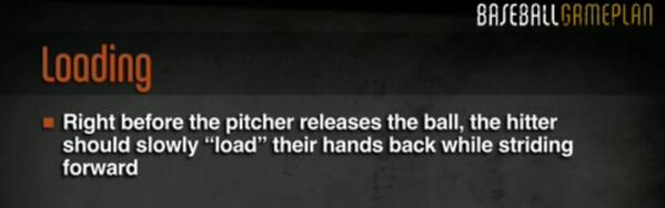 basebol_tips's tweet image. #hittingtip: Big Leaguers call it "The Load," what does it mean? #loading