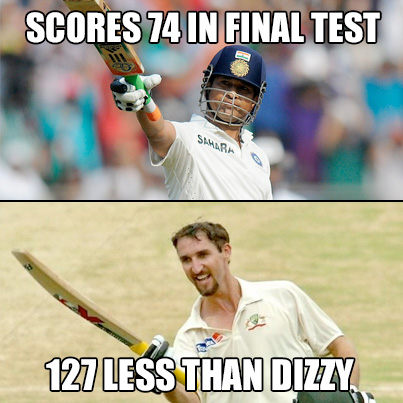 Congrats to The Little Master on an amazing career, but...